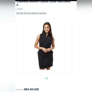 Columbia Women's Black Zip-Up Dress